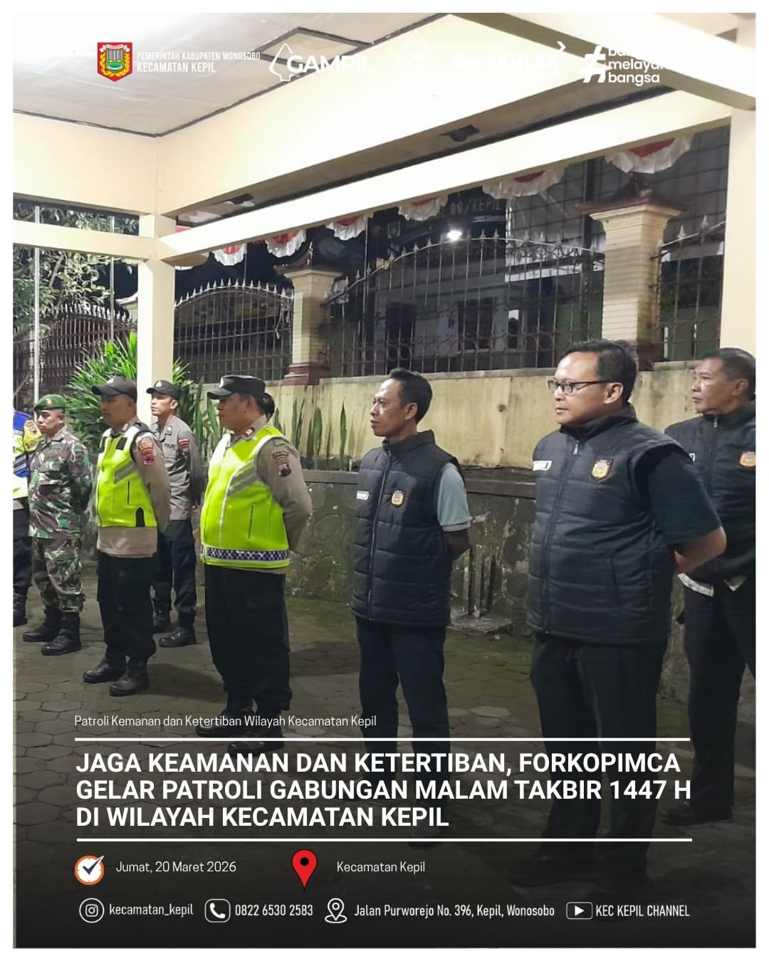 jaga-keamanan-dan-ketertiban-forkopimca-gelar-patroli-gabungan-malam-takbir-1447-h-di-wilayah-kecamatan-kepil