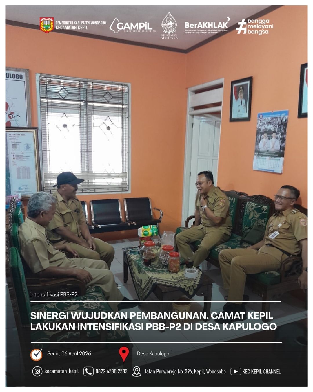 sinergi-wujudkan-pembangunan-camat-kepil-melakukan-intensifikasi-pbb-p2-di-desa-kapulogo