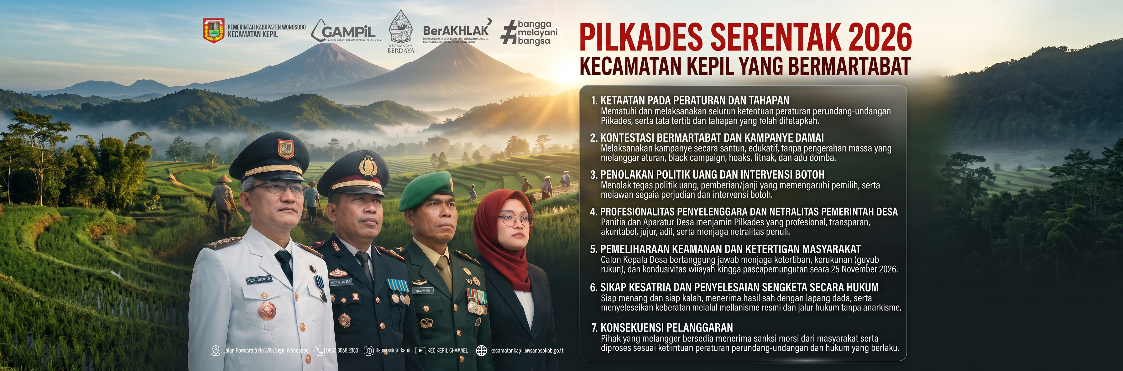 PILKADES BERMARTABAT KECAMATAN KEPIL 2026